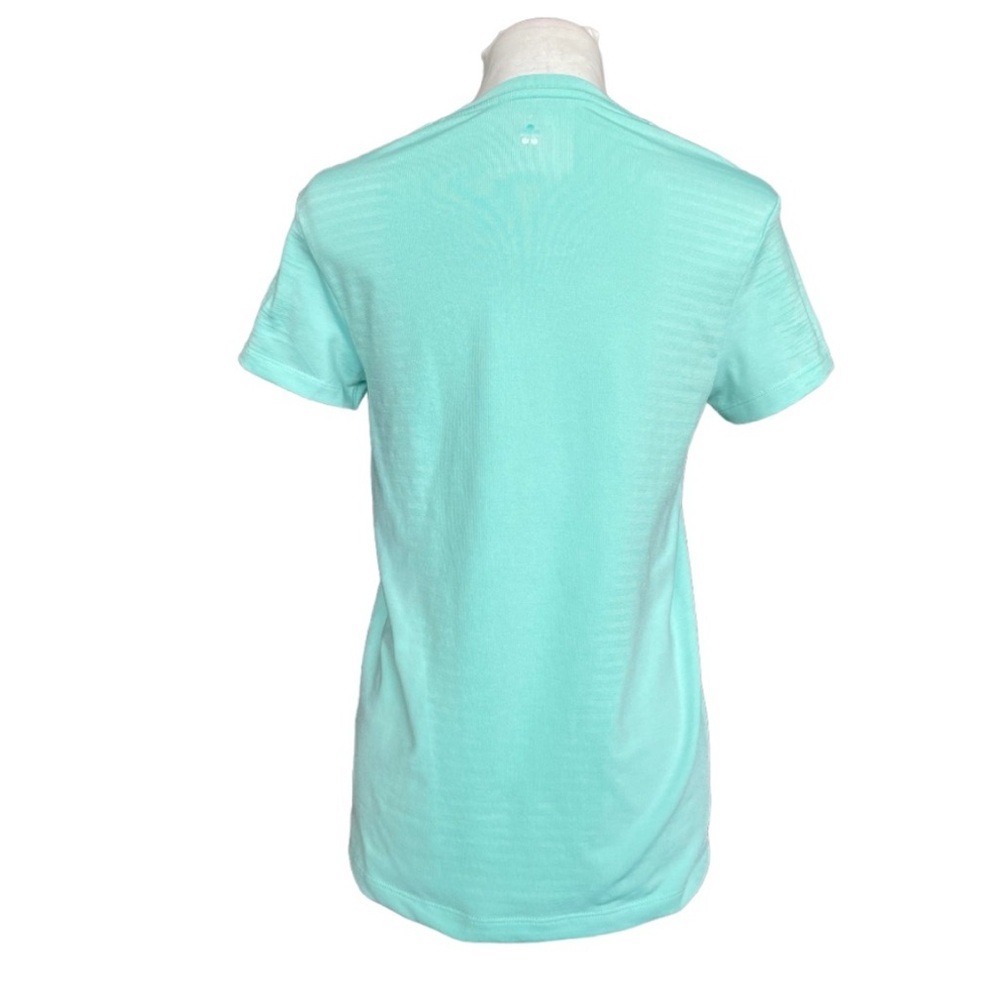Tuff Athletics Seamless Tees - Bundle of 2 in white and turquoise/teal Small - Picture 6 of 10
